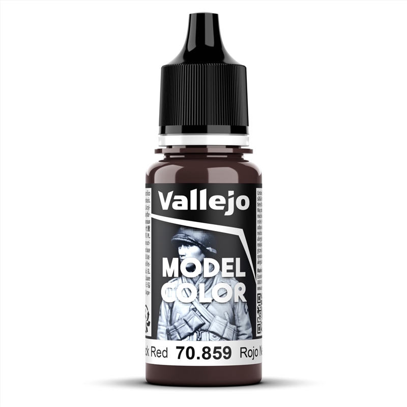 Vallejo - Model Colour - Black Red 18ml/Product Detail/Paints