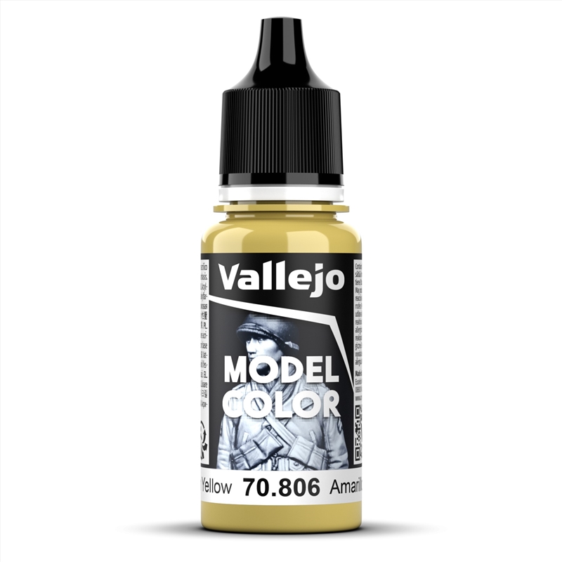 Vallejo - Model Colour - German Yellow 18ml/Product Detail/Paints