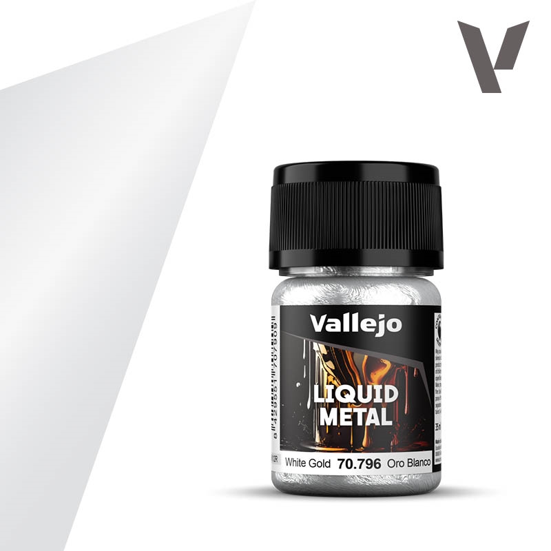 Vallejo - Model Colour - Metallics - White Gold 35ml/Product Detail/Paints