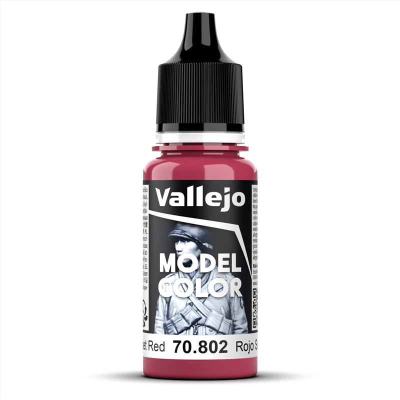 Vallejo - Model Colour - Sunset Red 18ml/Product Detail/Paints