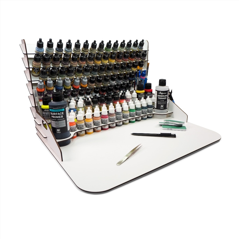 Vallejo - Paint Display and Work Station with Vertical Storage 50 x 37 cm/Product Detail/Paints
