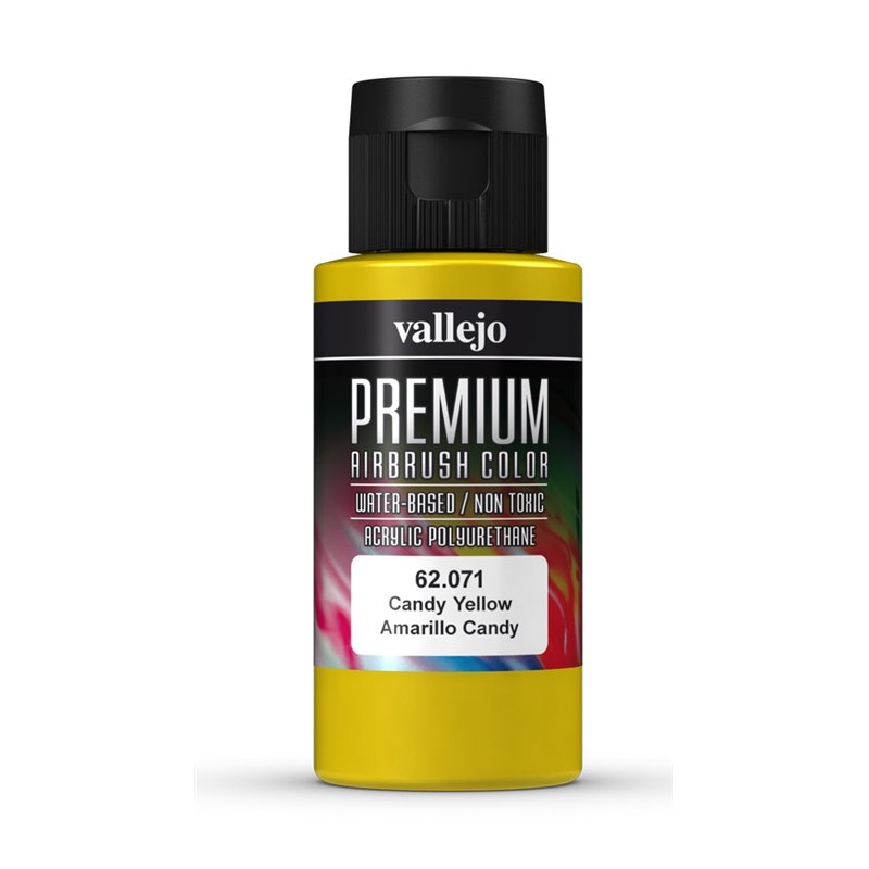 Vallejo - Premium Colour - Candy Yellow 60 ml/Product Detail/Paints