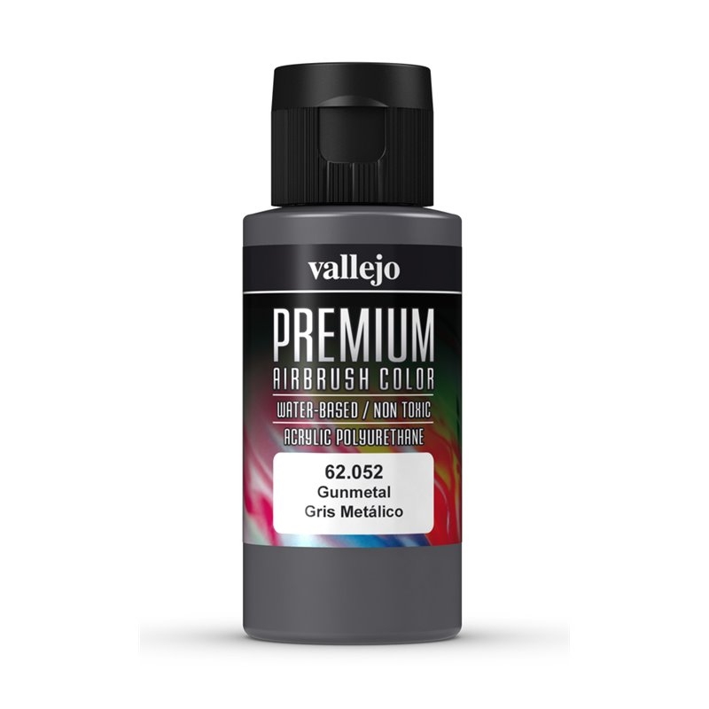 Vallejo - Premium Colour - Gunmetal 60 ml/Product Detail/Paints