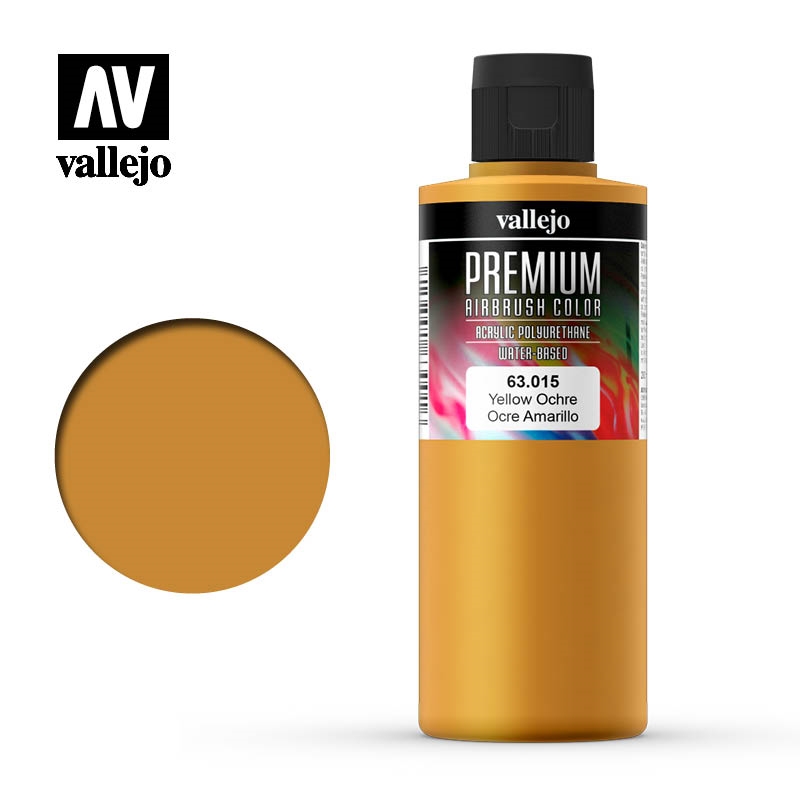 Vallejo - Premium Colour - Yellow Ochre 200ml/Product Detail/Paints