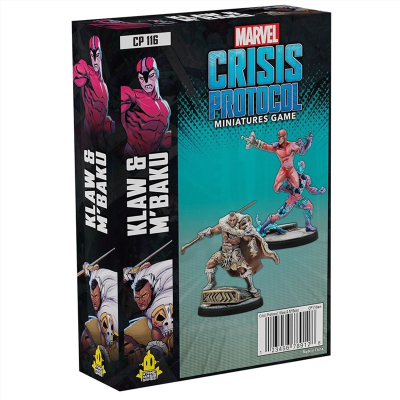 Marvel: Crisis Protocol Klaw & M'Baku Character Pack/Product Detail/RPG Games
