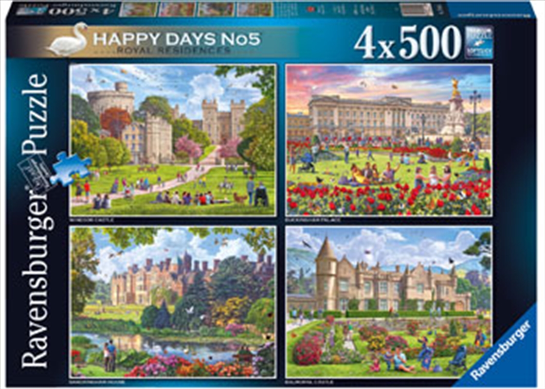 Happy Days No 5 Royal Residences 4x500 Piece/Product Detail/Jigsaw Puzzles
