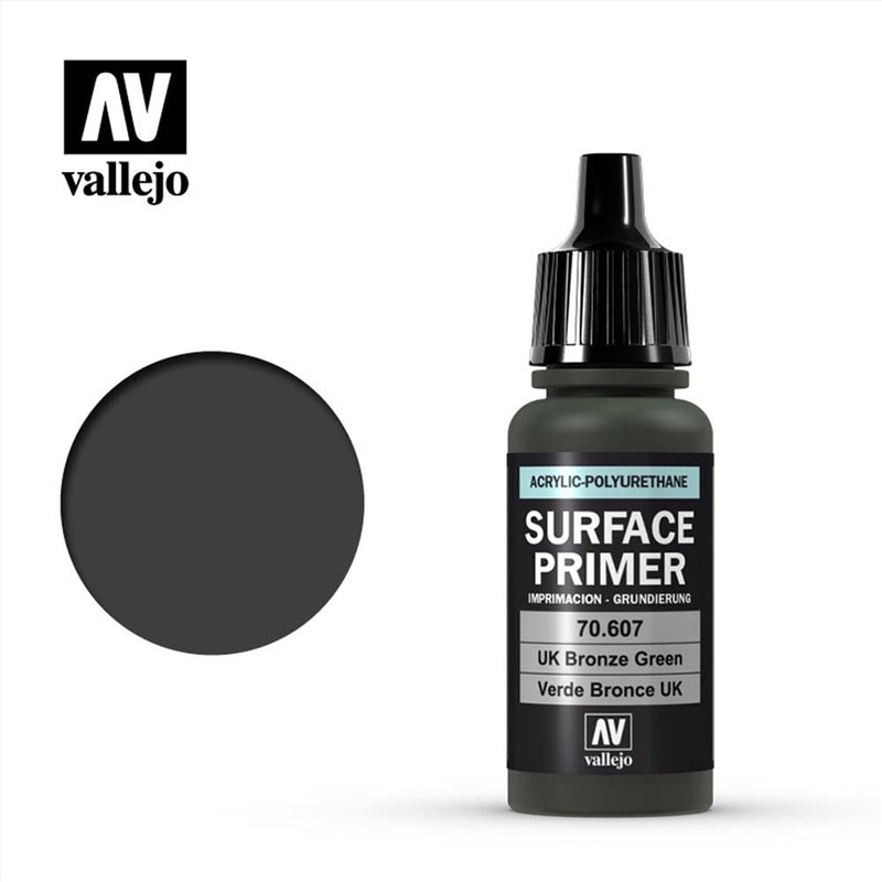 Vallejo - Surface Primer - UK Bronze Green 17 ml/Product Detail/Paints