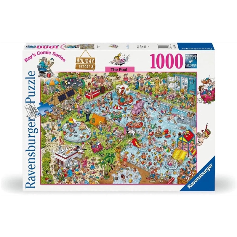 Holiday Resort 3 The Pool Puzzle 1000 Piece/Product Detail/Jigsaw Puzzles