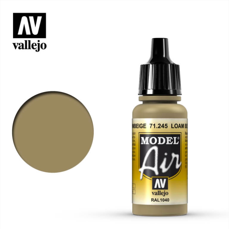 Vallejo - Model Air - Loam Beige 17 ml/Product Detail/Paints