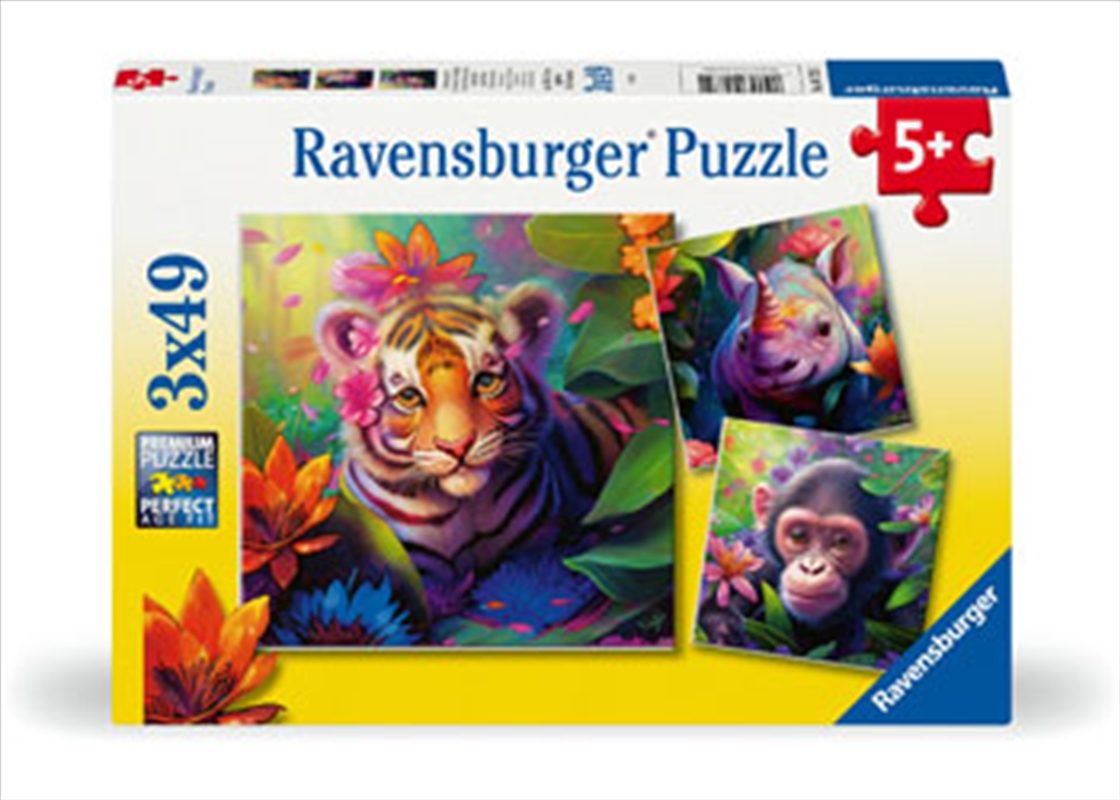 Jungle Babies 3x49p/Product Detail/Jigsaw Puzzles