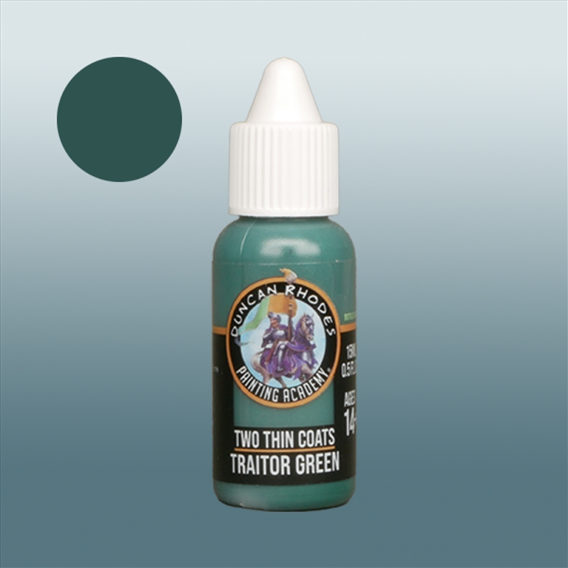 Two Thin Coats - Traitor Green 15ml/Product Detail/Paints