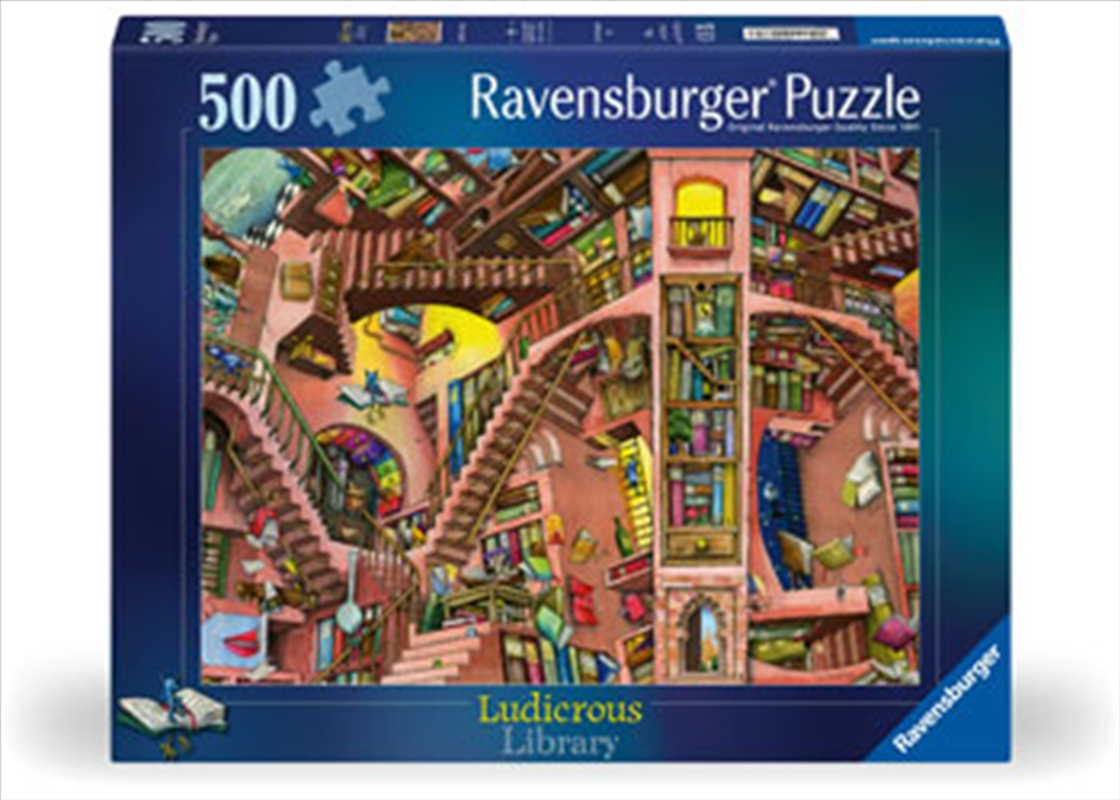 Ludicrous Library Puzzle 500 Piece/Product Detail/Jigsaw Puzzles