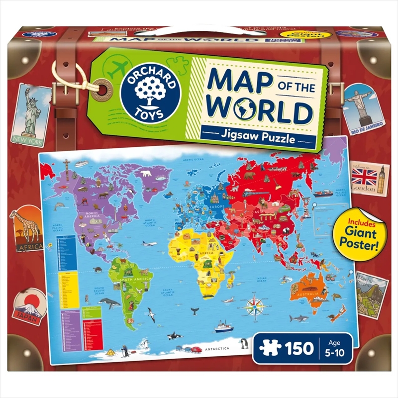 Orchard Jigsaw - Map of the World/Product Detail/Jigsaw Puzzles