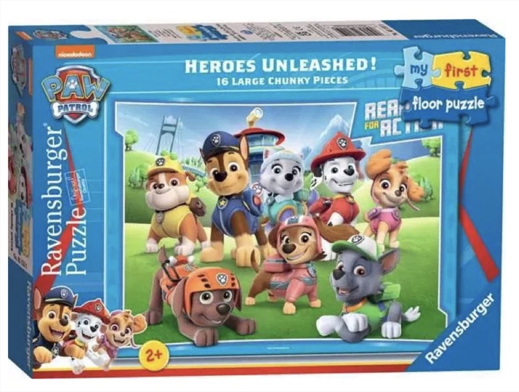 Paw Patrol Heroes Unleashed My Fst Flr 16p/Product Detail/Jigsaw Puzzles
