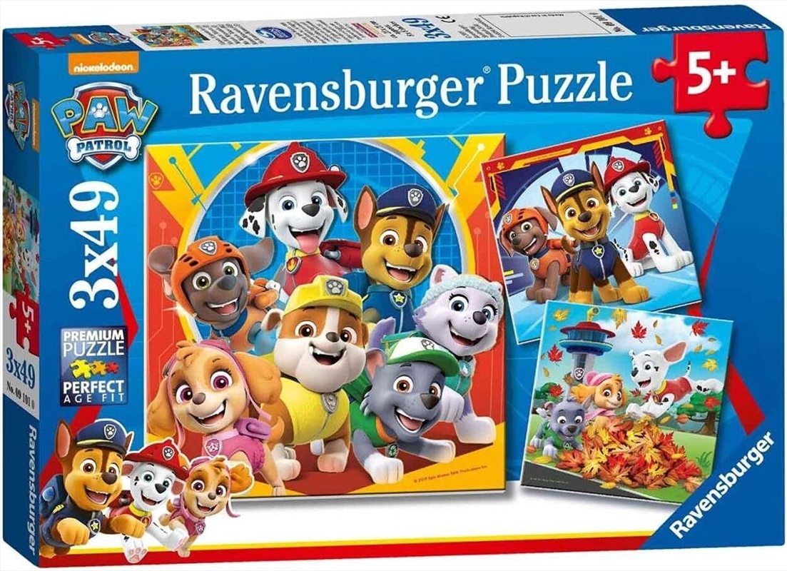 Paw Patrol Just Yelp For Help 3x49p/Product Detail/Jigsaw Puzzles
