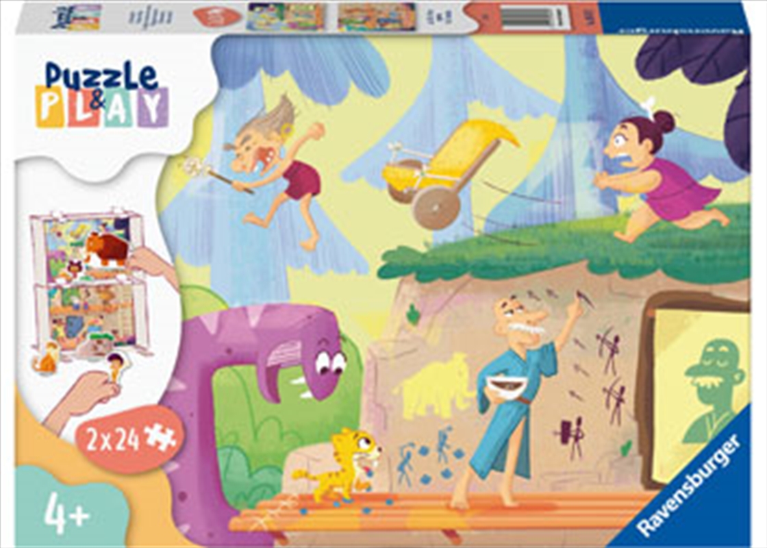 Prehistoric People 2x24p/Product Detail/Jigsaw Puzzles