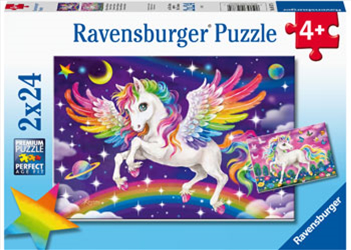 Unicorn And Pegasus 2x24p/Product Detail/Jigsaw Puzzles