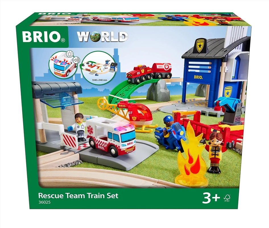 BRIO - Rescue Team Train Set 44 pieces/Product Detail/Toys