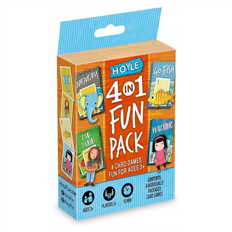 Hoyle Playing Cards: Hoyle 4 in 1 Fun Pack English Only/Product Detail/Card Games