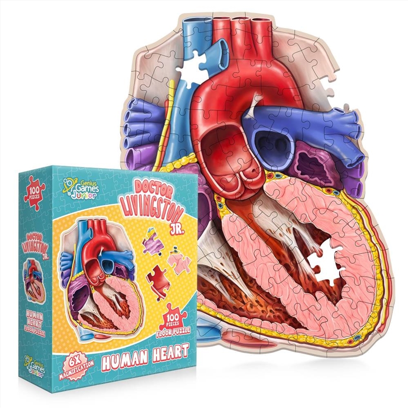 Dr. Livingston Jr. Floor Puzzle: Heart/Product Detail/Jigsaw Puzzles