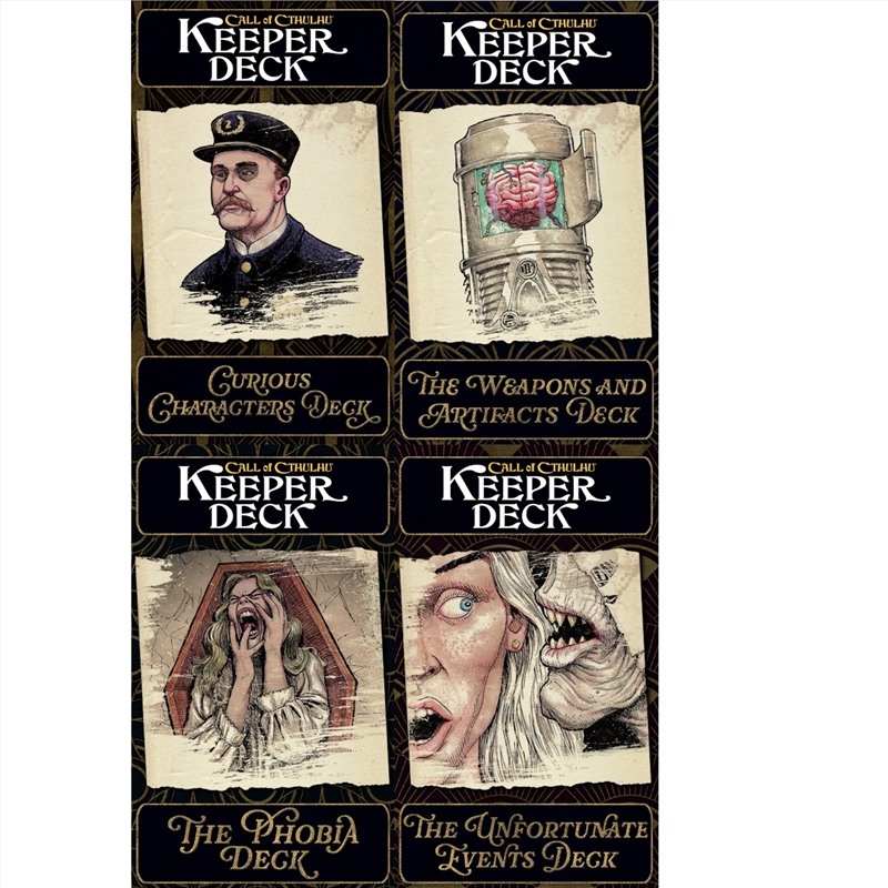 Call of Cthulhu RPG - Keeper Decks Second Edition/Product Detail/RPG Games