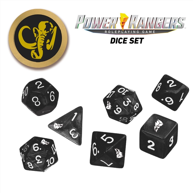 Power Rangers RPG - Black Dice Set/Product Detail/RPG Games