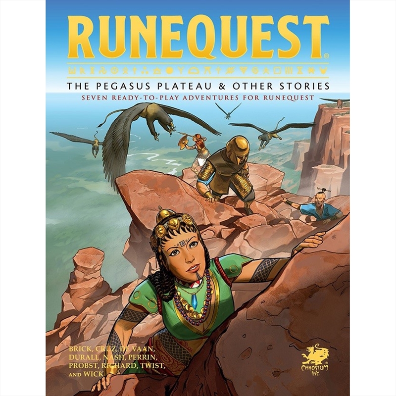 Runequest RPG - The Pegasus Plateau & Other Stories - Hardcover/Product Detail/RPG Games