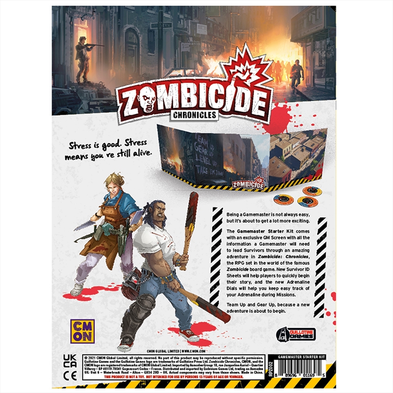 Zombicide: Chronicles RPG Gamemaster's Starter Kit/Product Detail/RPG Games