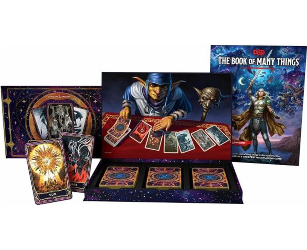 D&D The Deck of Many Things Hardcover (+ replacement card deck)/Product Detail/RPG Games