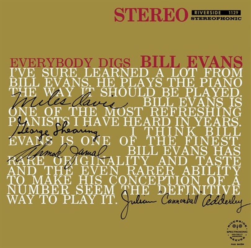 Everybody Digs Bill Evans/Product Detail/Jazz