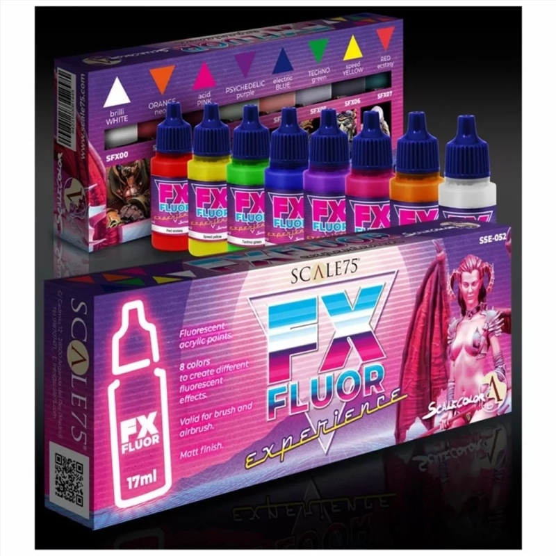 Scale 75 - Scalecolor - FX Fluor Experience Paint Set/Product Detail/Paints