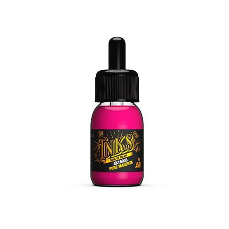 AK Interactive - The Inks - Pure Magenta 30ml/Product Detail/Paints