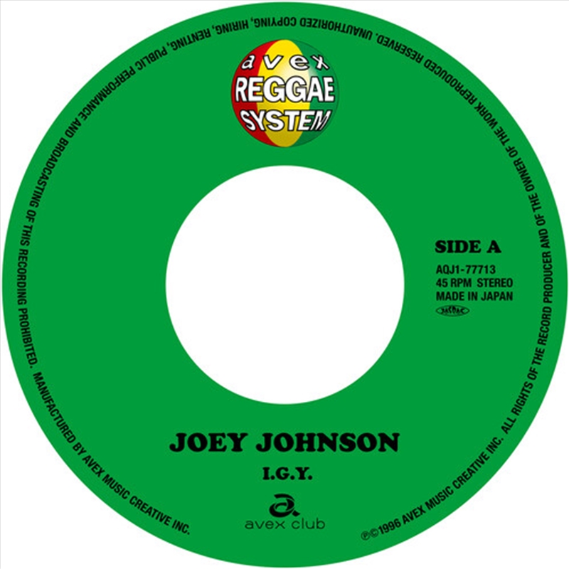 I.G.Y. / Right Here Waiting/Product Detail/Reggae