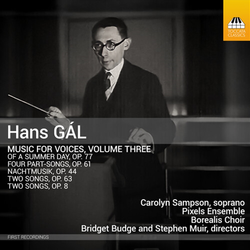 Hans Gal: Music For Voices Vol. 3/Product Detail/Classical
