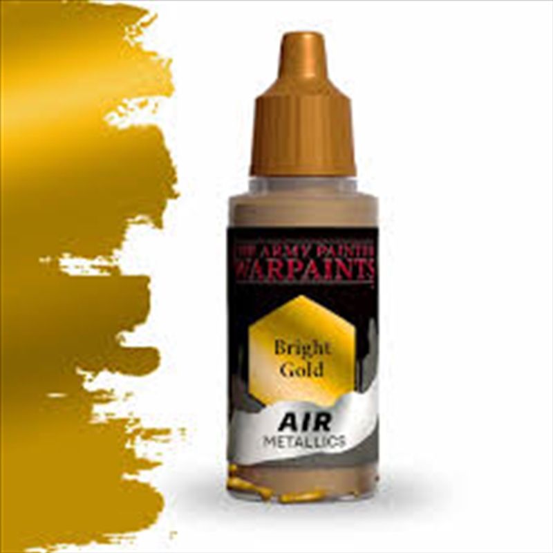 Army Painter - Metallics - Air Bright Gold Acrylic Paint 18ml/Product Detail/Paints