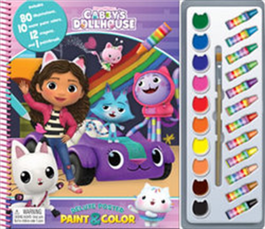 Univ. Gabby's Dollhouse Deluxe Poster Paint & Color/Product Detail/Kids Activity Books