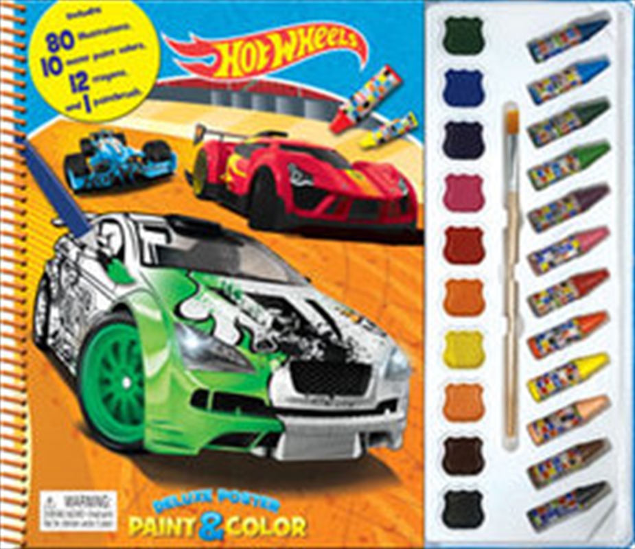 Mattel Hot Wheels Deluxe Poster Paint/Product Detail/Kids Activity Books
