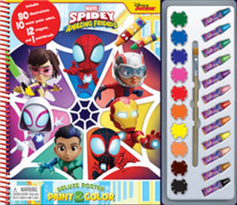 Marvel Spidey & Amaz Fri Deluxe Poster Paint & Color/Product Detail/Kids Activity Books