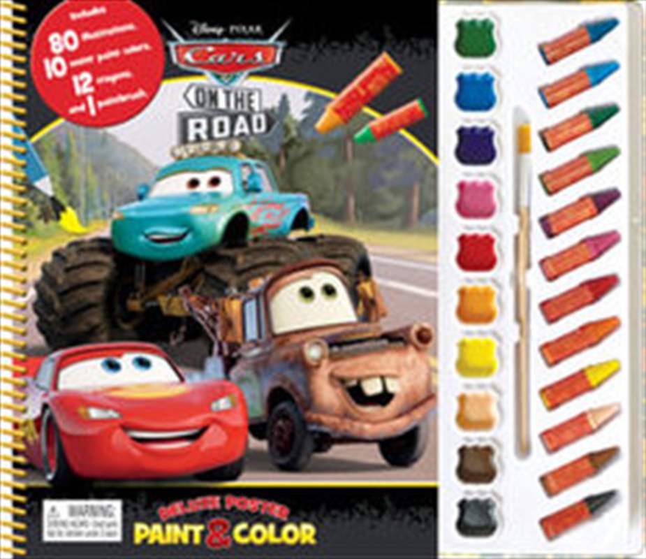 Disney Cars On The Road Deluxe Poster Paint & Color/Product Detail/Kids Activity Books