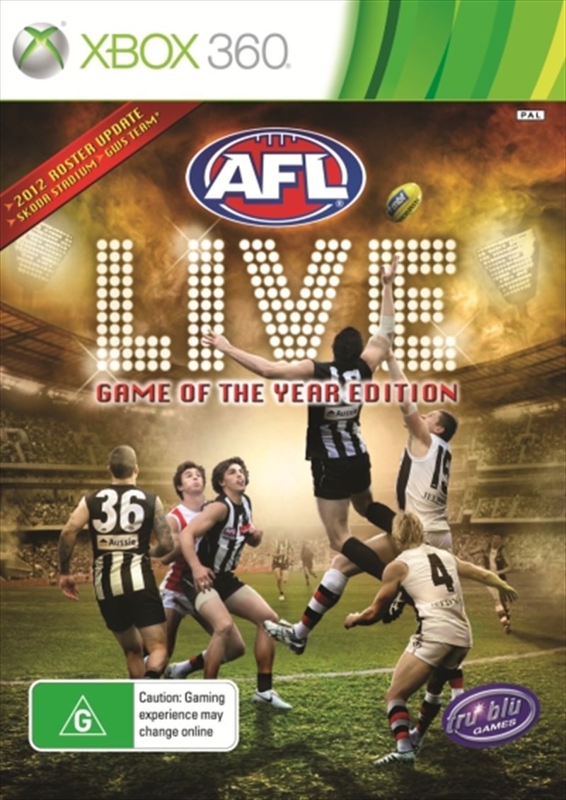 AFL Live: Game of the Year Edition/Product Detail/Sports