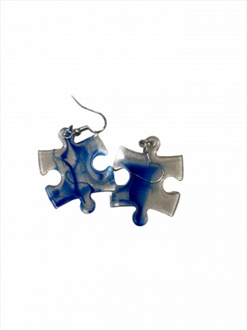 Chessex Earrings Puzzle Piece Pair Nebula (Assorted Dice Colours)/Product Detail/Jewellery