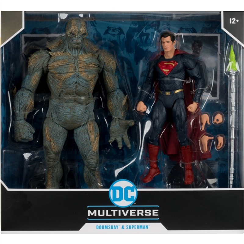 DC Multiverse 7In With Megafig 2Pk - Doomsday Vs Superman (Bvs)/Product Detail/Figurines