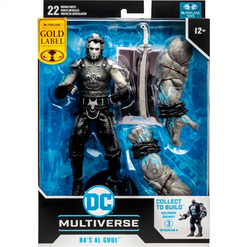 DC Multiverse Gold Label: Arkham City B&W Variant Ra'S Al Ghul (BuildAFigure B&W Variant Solomon Gru/Product Detail/Figurines
