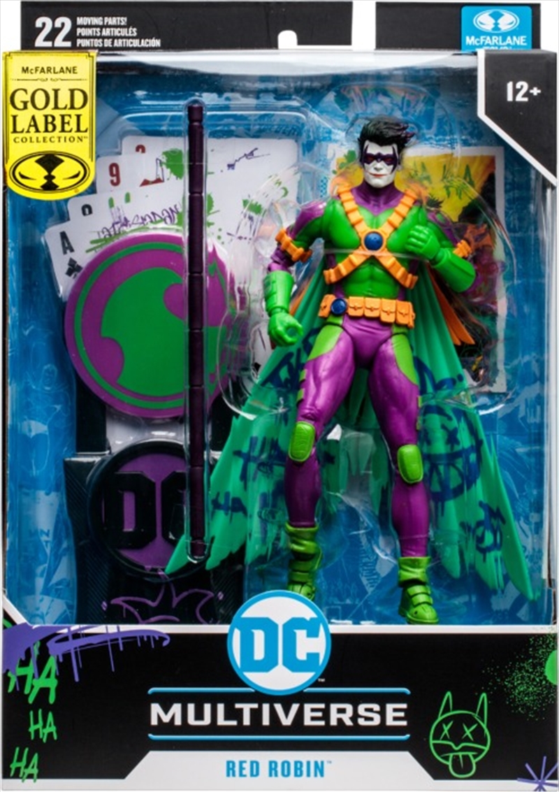 DC Multiverse Gold Label: Red Robin (New 52) (Jokerized)/Product Detail/Figurines