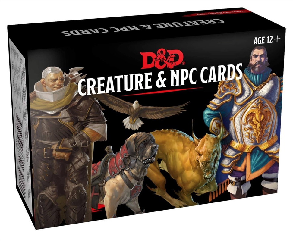 D&D: Creature & NPC Cards/Product Detail/RPG Games