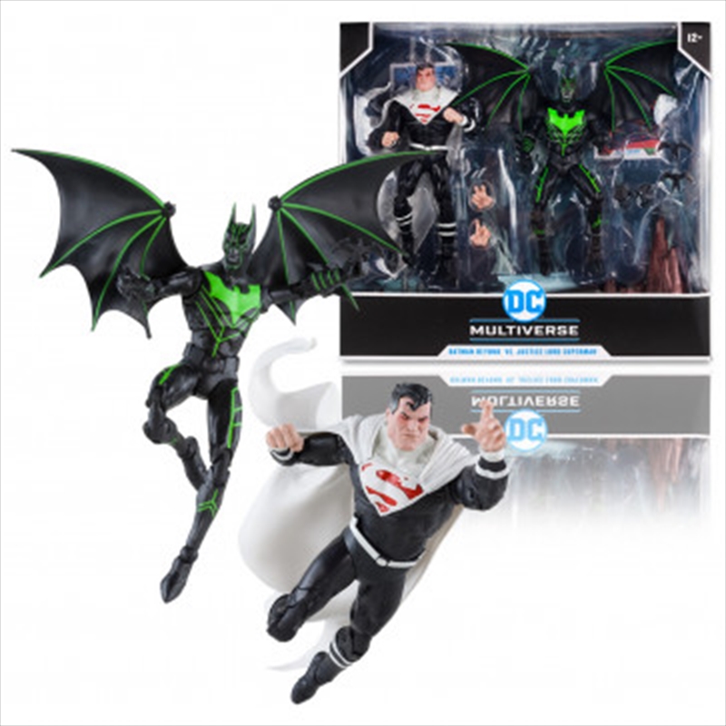 DC Multiverse: Batman Beyond VS Justice Lord Superman (2 Pack)/Product Detail/Figurines