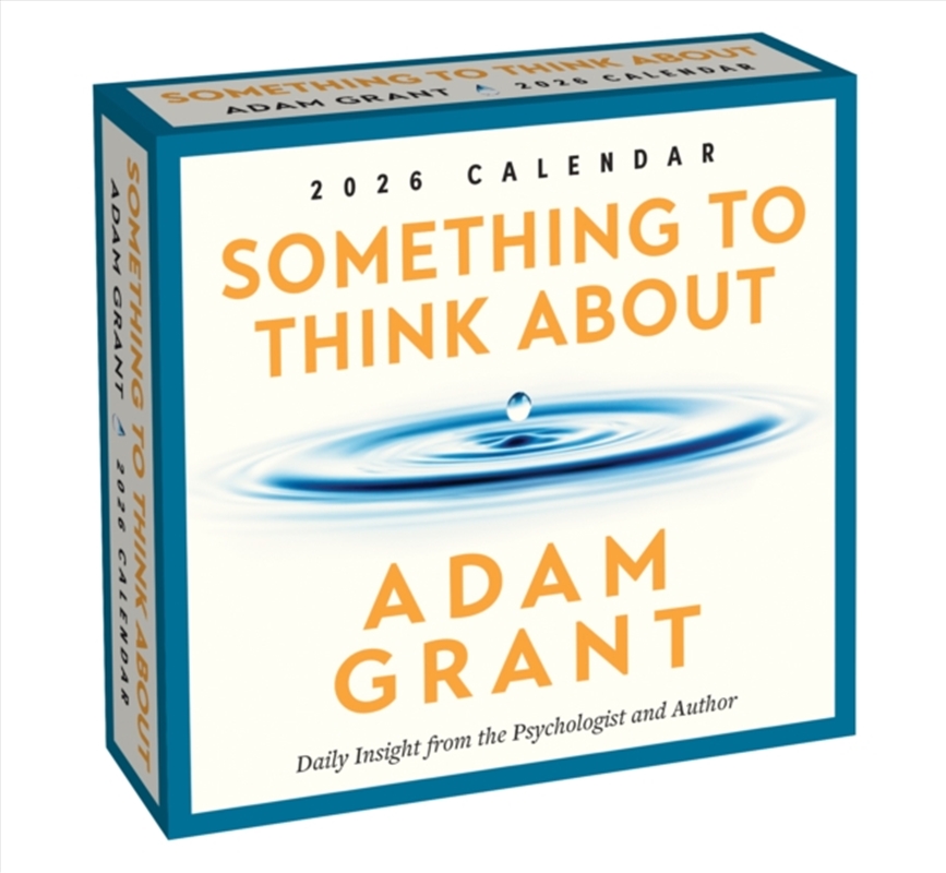 Adam Grant 2026 Boxed Calendar/Product Detail/Calendars & Diaries