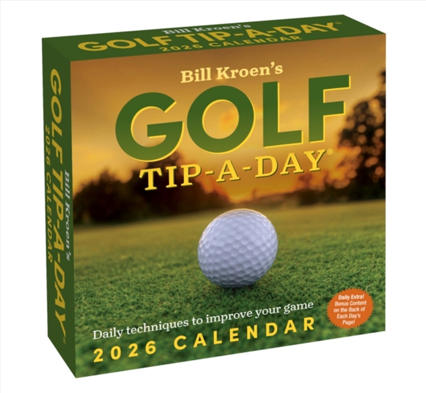 Bill Kroen's Golf Tip-A-Day 2026 Boxed Calendar/Product Detail/Calendars & Diaries