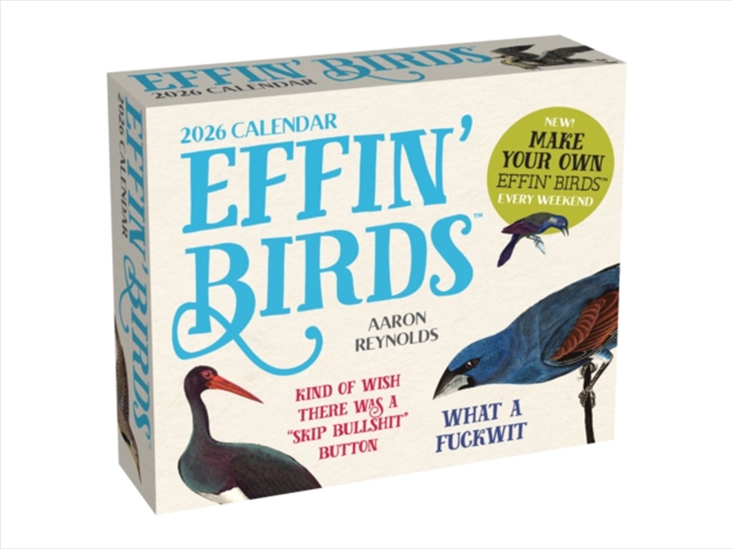 Effin' Birds 2026 Boxed Calendar/Product Detail/Calendars & Diaries
