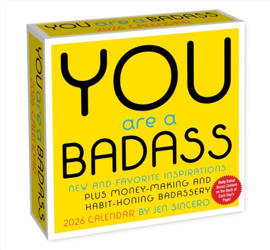 You Are A Badass 2026 Boxed Calendar/Product Detail/Calendars & Diaries